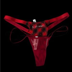 Victoria's Secret Red Plaid Panties